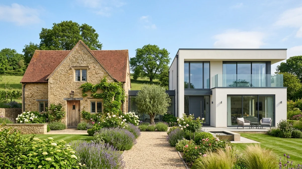 maison traditionnelle ou contemporaine