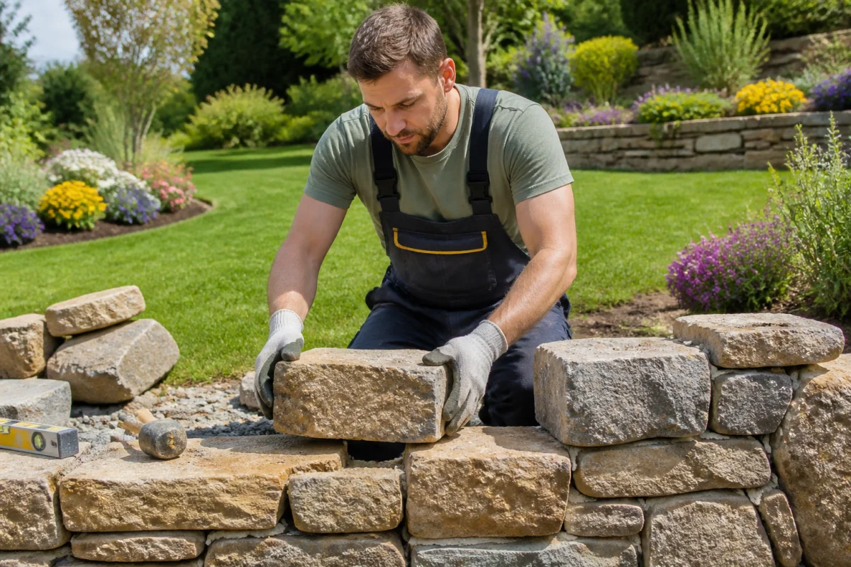 comment construire un muret de jardin