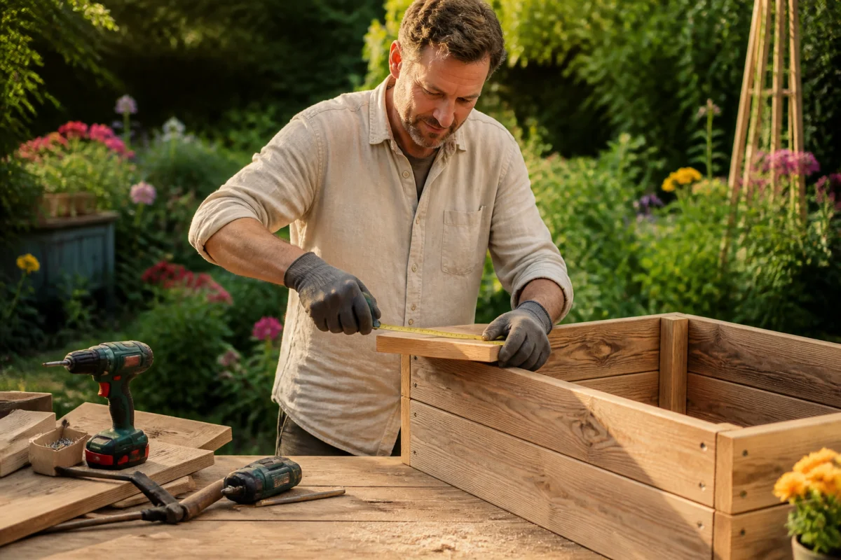 comment construire une jardinière en bois