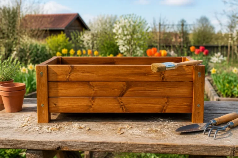 comment construire une jardinière en bois